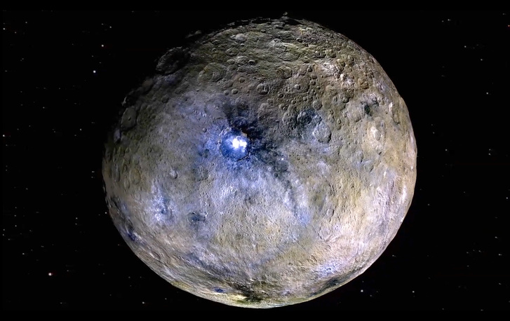 Index - Tudomány - Fagyott víz okozhatja a Ceres földcsuszamlásait - Index