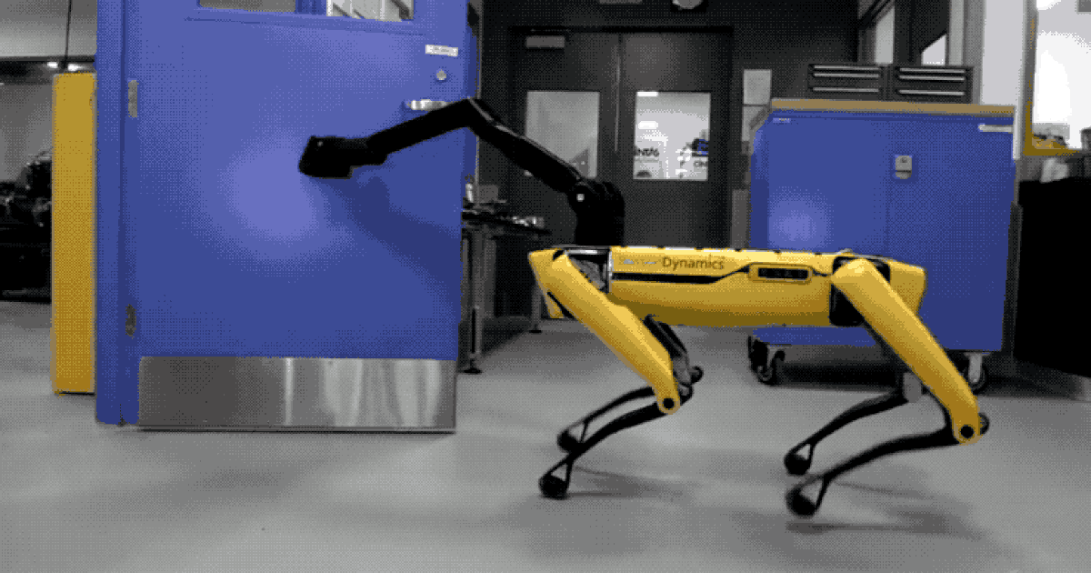 Teremtő isten, de cukik a Boston Dynamics ajtónyitogató robotkutyái <3 <3 <3