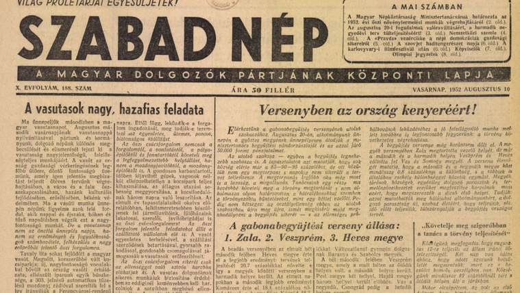Szabad Nép – NER-sajtó 1:1