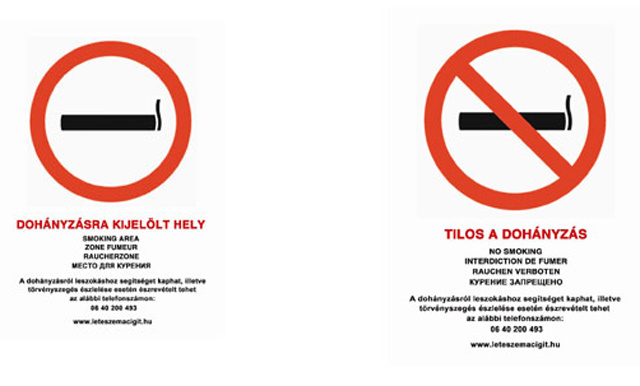 a dohányzásellenes törvény szövege hagyja abba a dohányzást és ne térjen vissza