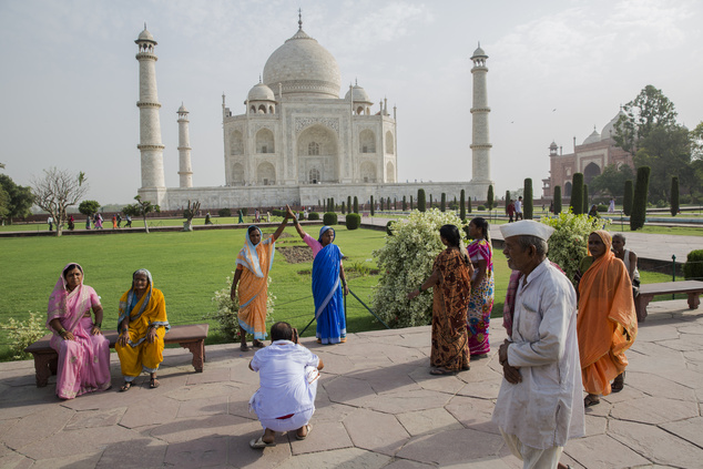 A Tádzs Mahal India egyik leglátogatottabb épülete