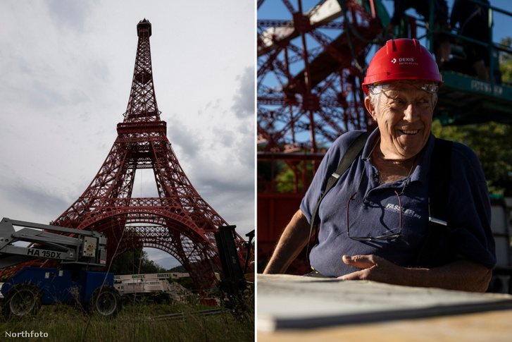 Nagypapa és unokája újraalkották az Eiffel-tornyot, csodájukra járnak az internetezők