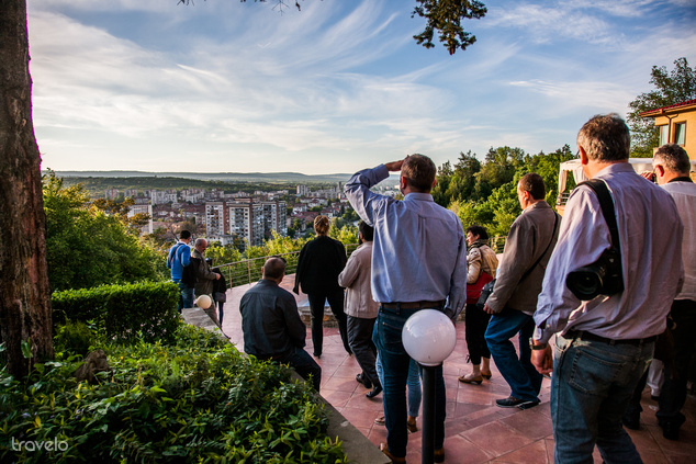 Kilátás a Park Hotel Stratesh teraszáról