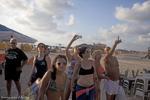 A Tel-Aviv strandja