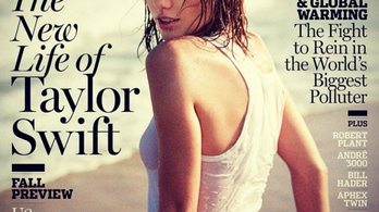 Taylor Swift vizes pólóban feszít címlapon