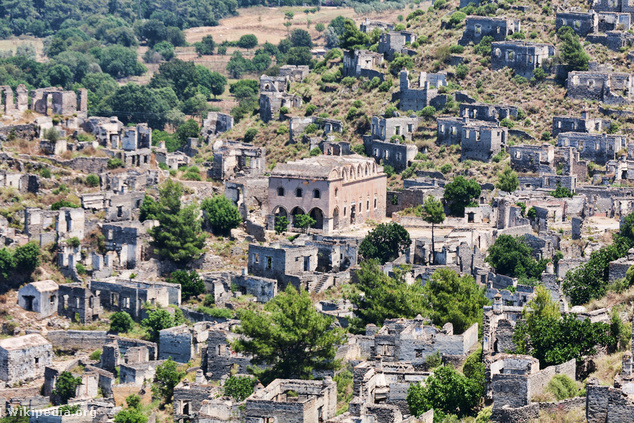Kayaköy, az elhagyatott falu