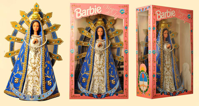 A polgárpukkasztó munkáikat egyszerűen csak „ nyárspolgár művészetnek” tituláló alkotópáros, Pool Paolini és Marianela Perelli ugyanis egy 33 darabból Barbie baba kollekciót készített.