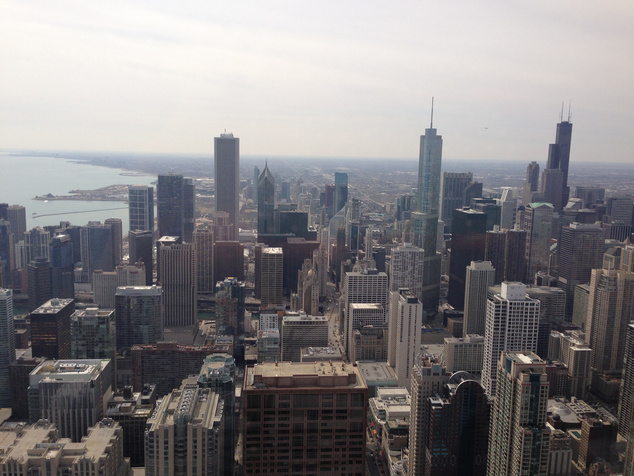 Chicago a 93. emeletről