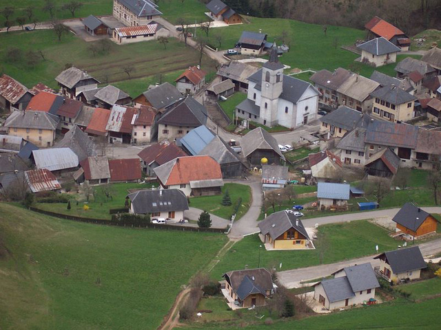 Az apró La Compote a levegőből
