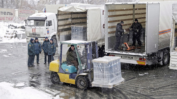 Újabb orosz segélykonvoj ment Ukrajnába