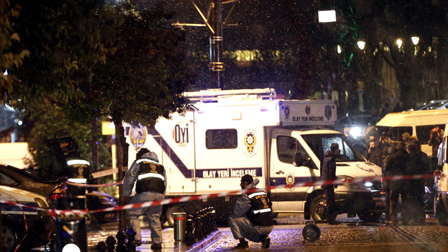 Helyszínelés az öngyilkos terrorakció után