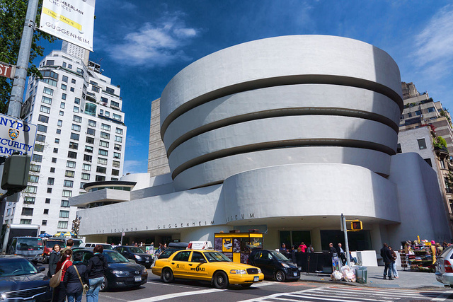 A Guggenheim Múzeum New Yorkban.