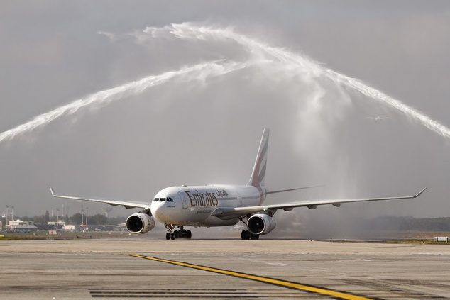Az első Emirates-gép Budapesten