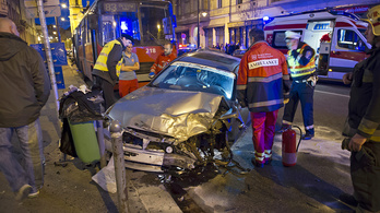 Durva baleset történt Budapesten