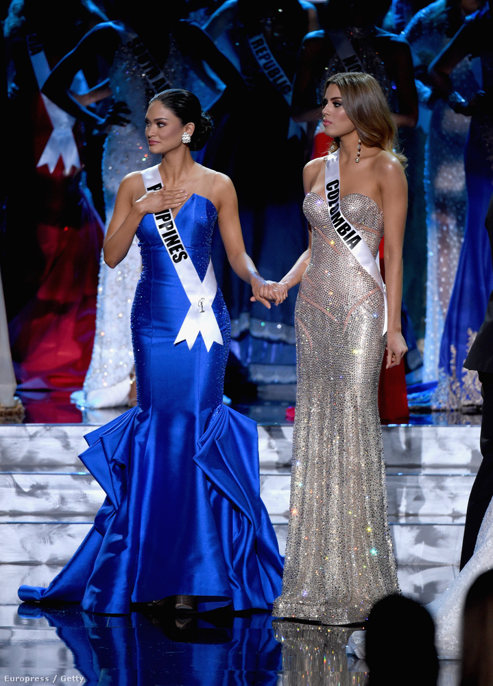 Illetve csak kettővel, Miss Fülöp-szigetek helyett egy pár percre Miss Kolumbiára került a korona
