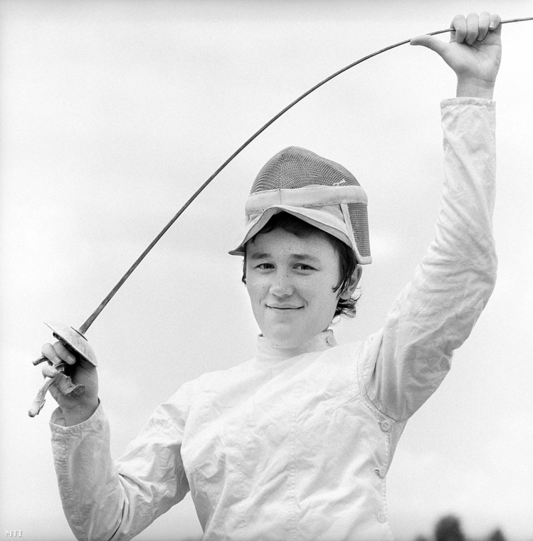 Tordasi IldikóAz olimpiai aranyérmes vívónőről ez a kép 1972-ben készült