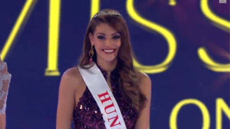 Kulcsár Edina a 2014-es Miss World-ön ugyanis második lett!!!