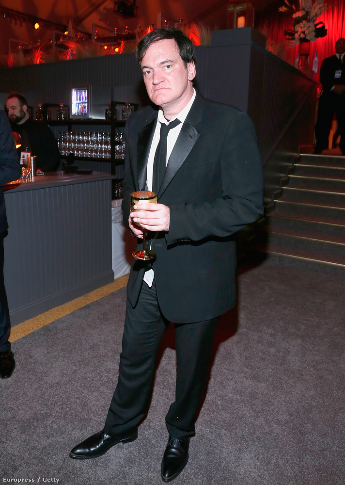 Quentin Tarantino nem szereti, ha lefotózzák ivás közben.