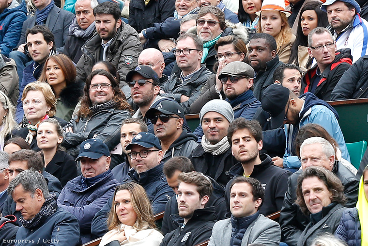 Leonardo DiCaprio a French Open Roland Garros teniszbajnokság 13