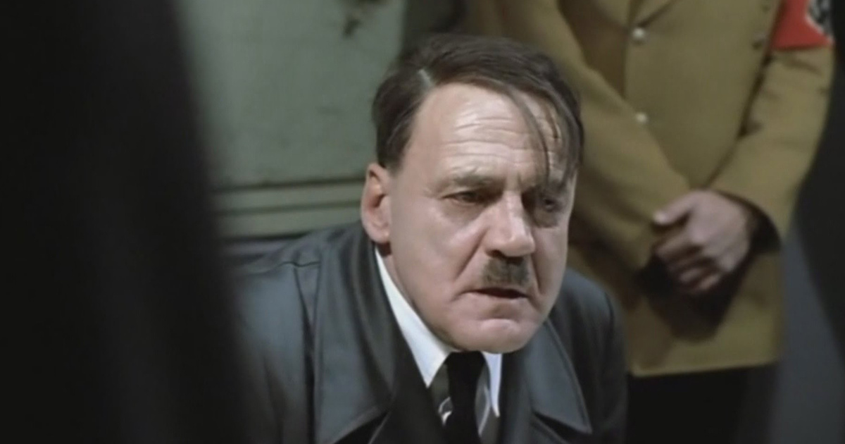 Meghalt Bruno Ganz, A bukás Hitlere