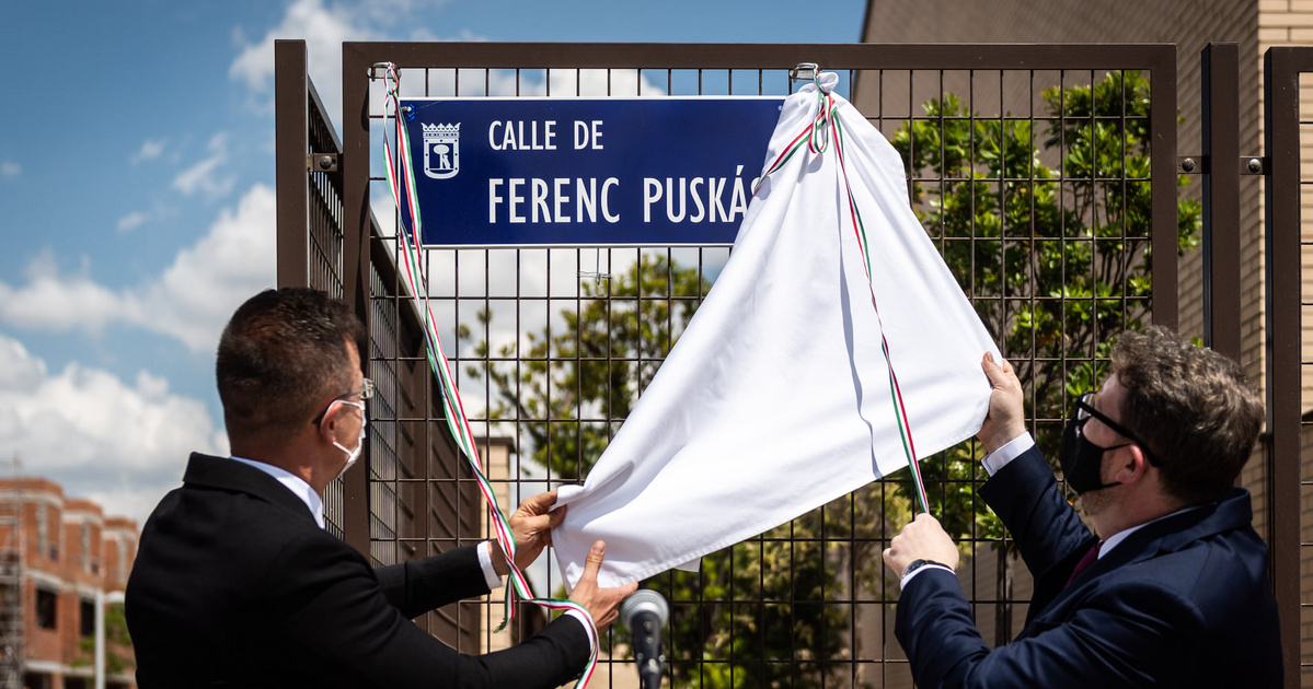 Index - Sport - Már Madridban is van Puskás Ferenc utca