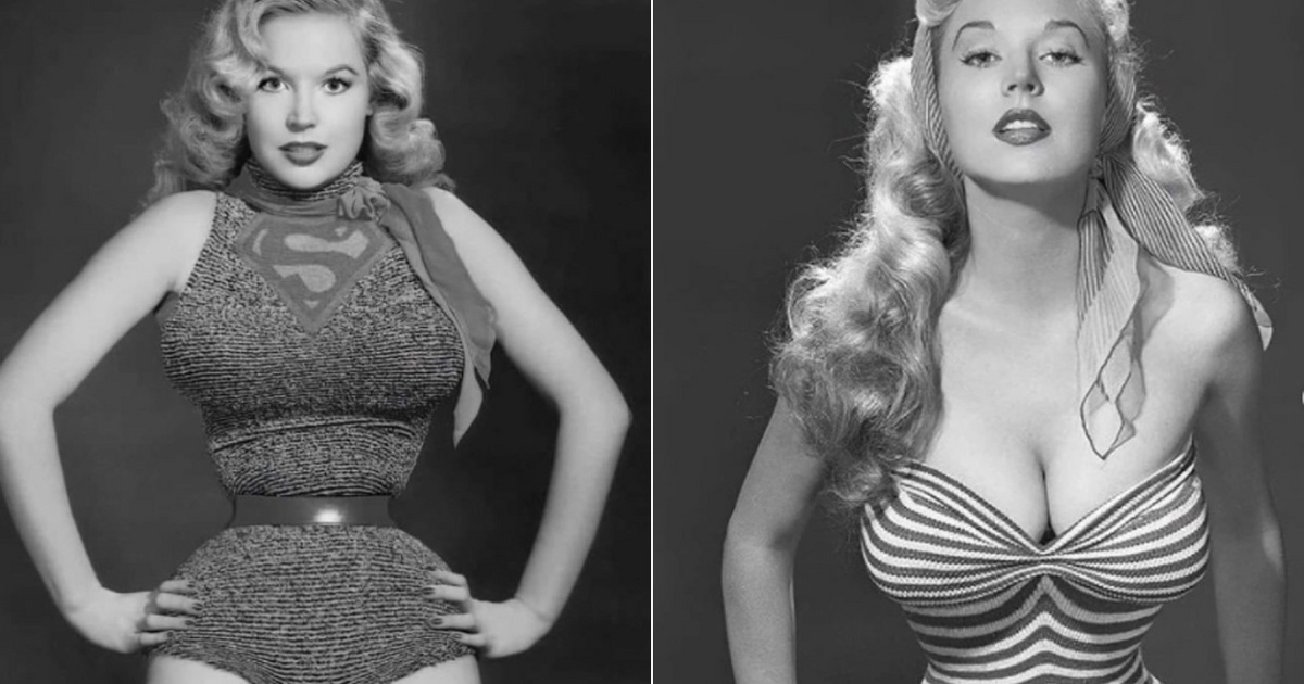 13 évesen lett modell, 46 centis derekával mindenkit lenyűgözött - Betty Brosmer, az ’50-es évek pin-up-királynője