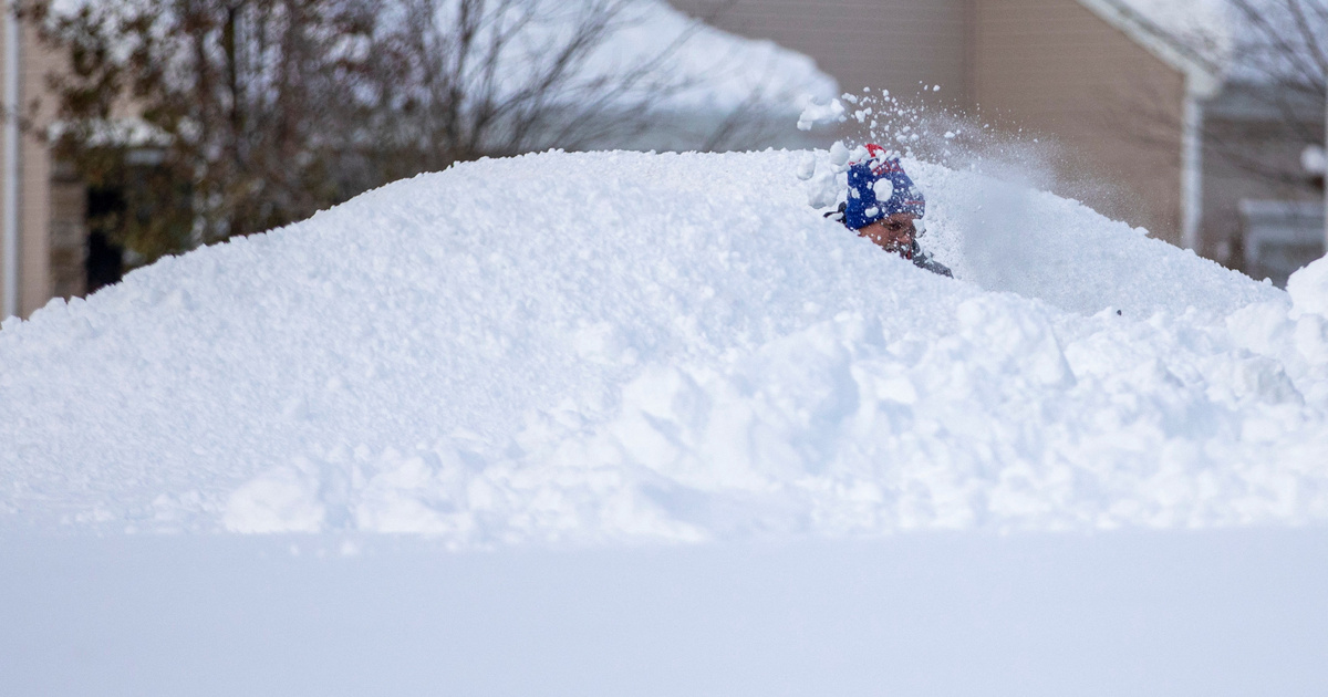 Indicator – Outside – Almost two meters of snow fell in New York state