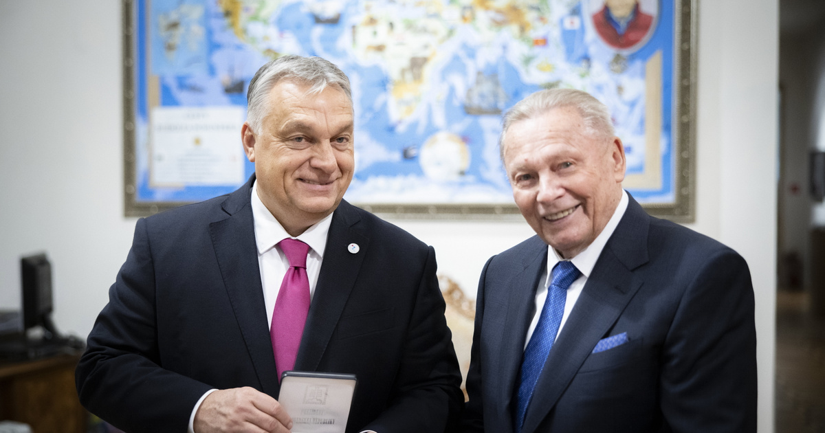 A volt szlovák államfővel találkozott Orbán Viktor