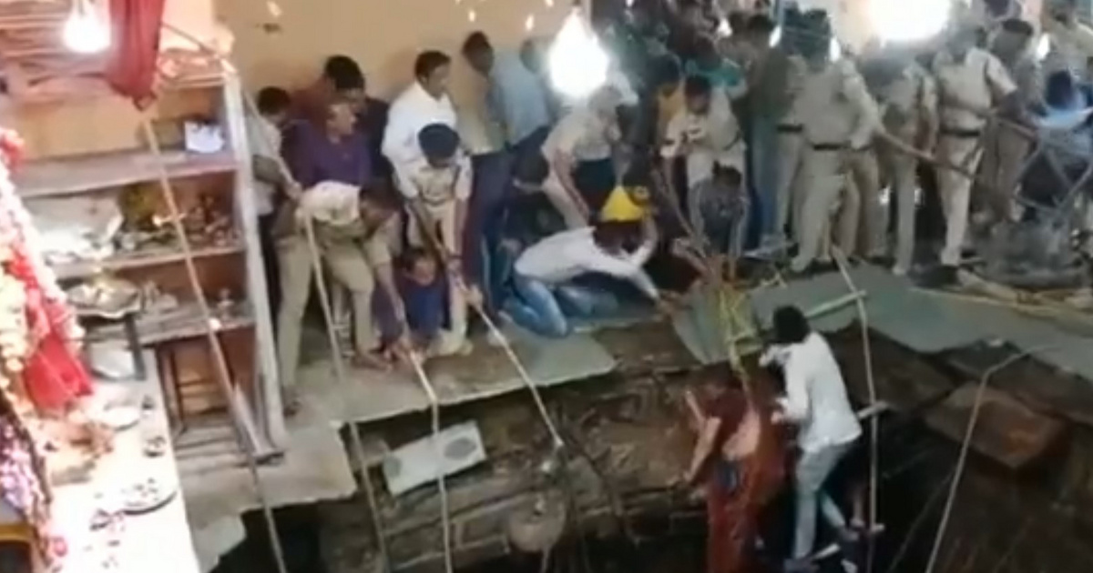 Beomlott egy hindu szentély kútja, többen meghaltak