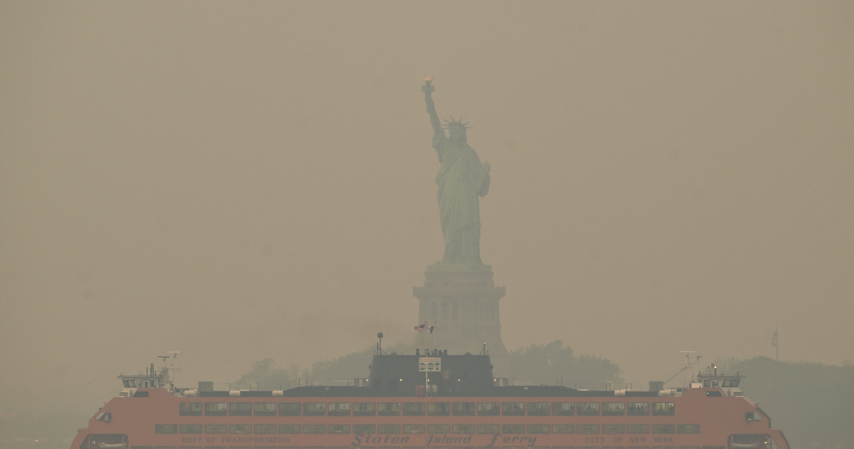 Index – Outside – Even New York was completely covered in smoke from the Canadian wildfires