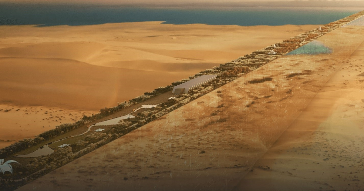 A 170km long city being built in the desert – It’s amazing how it will be when it’s built – The balcony