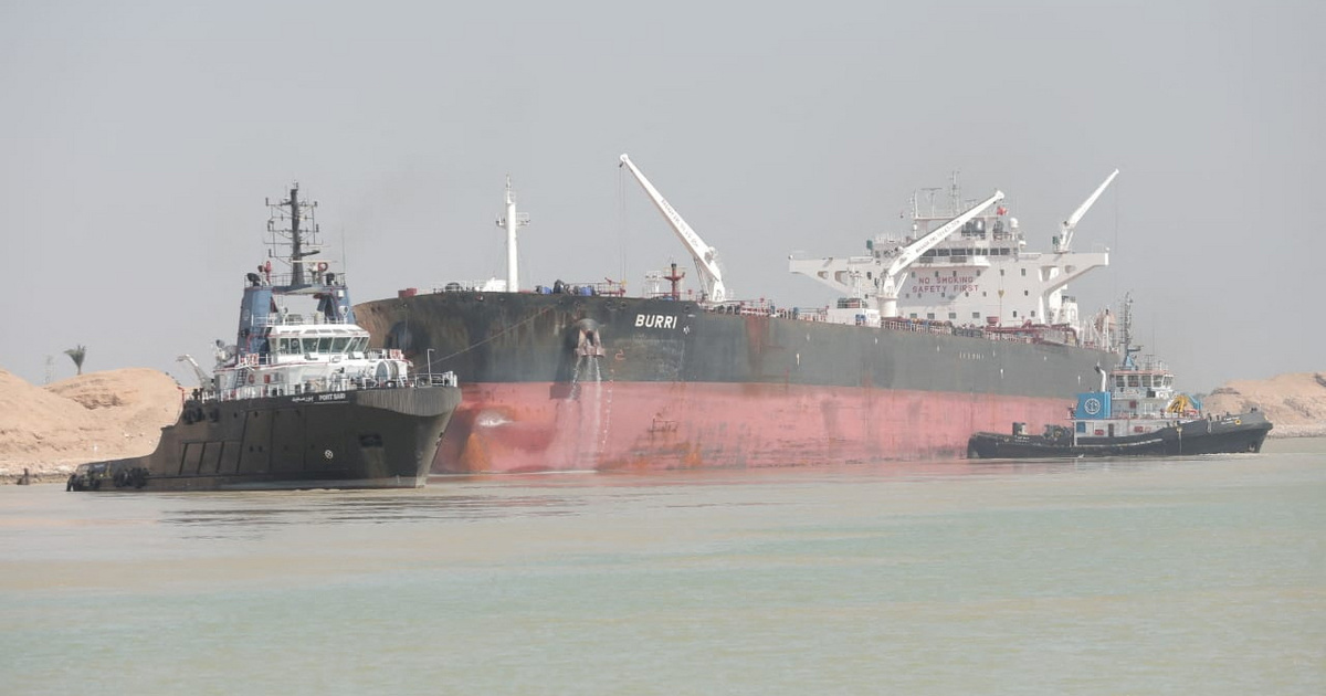Két tartályhajó összeütközött a Szuezi-csatornában
