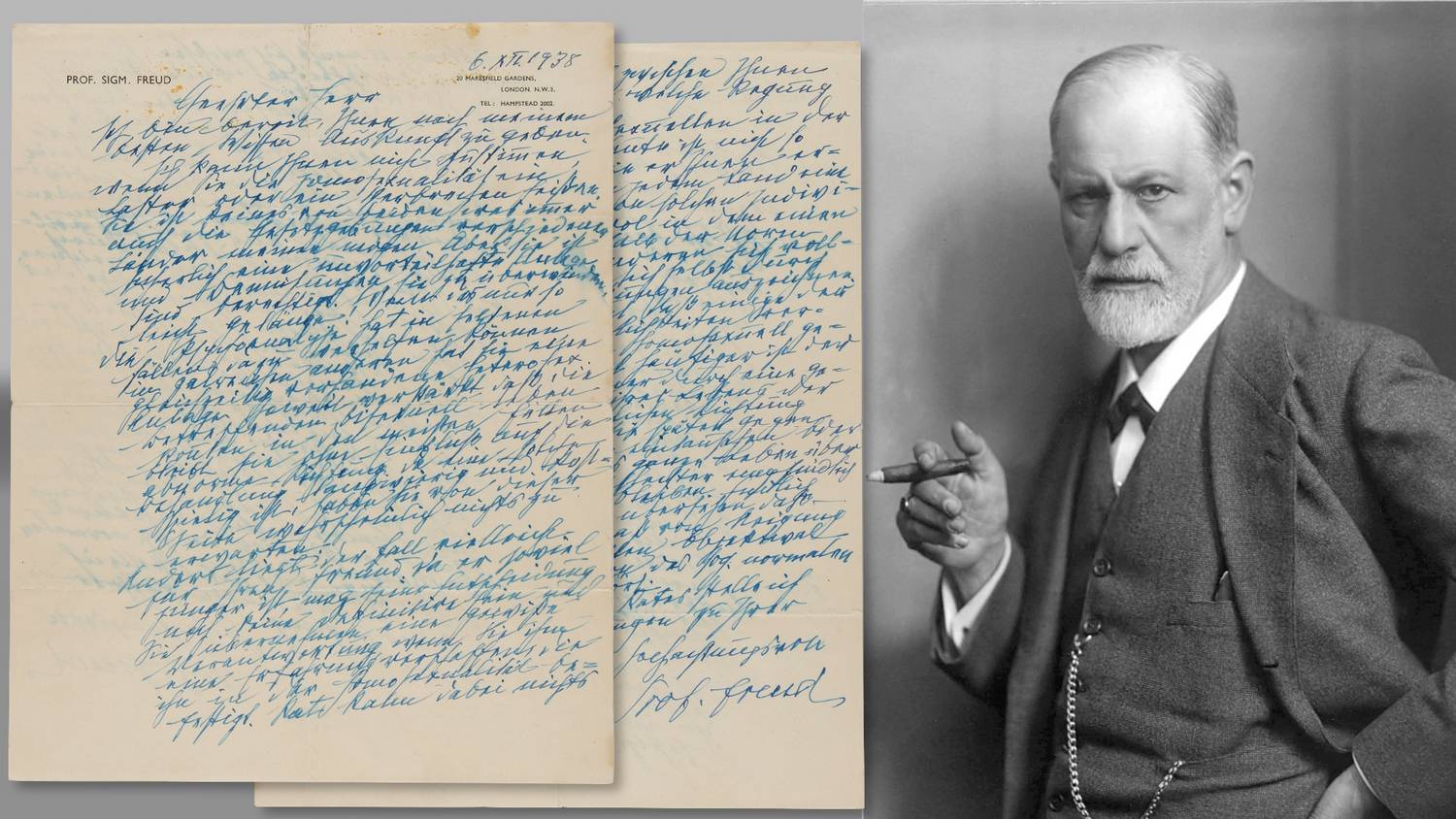 Sigmund Freud megdöbbentő vallomása: elárverezik a néhai pszichiáter titkos levelét