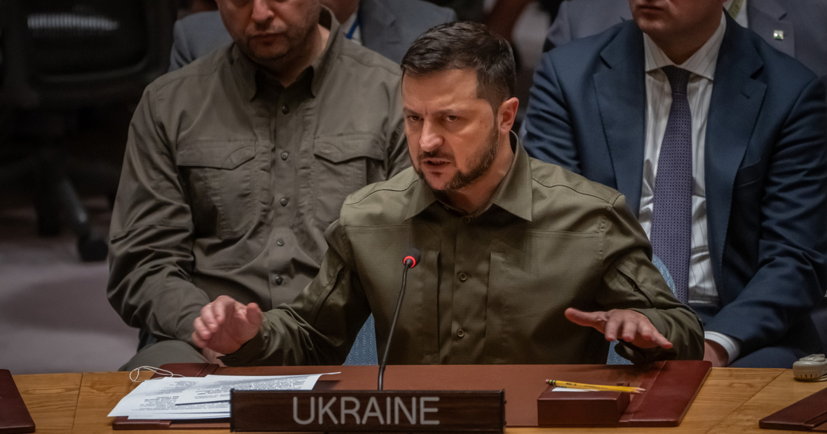 „Lehetetlen megállítani a háborút” – Zelenszkij ismét beszédet mondott az ENSZ-ben
