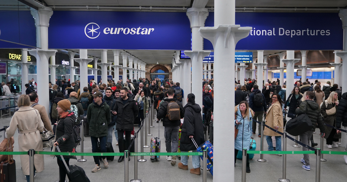 Index – Abroad – Eurostar trains stopped in London due to an unprecedented amount of water