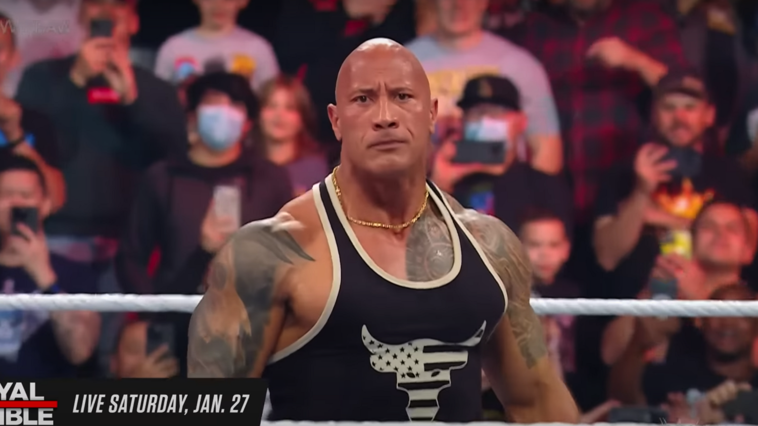 Dwayne Johnson mindenki meglepetésére visszatért a pankráció világába