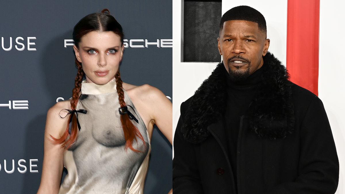 Julia Fox tangában érkezett egy aukcióra, Jamie Foxx háromkerekű sportautóval menőzött Hawaiin