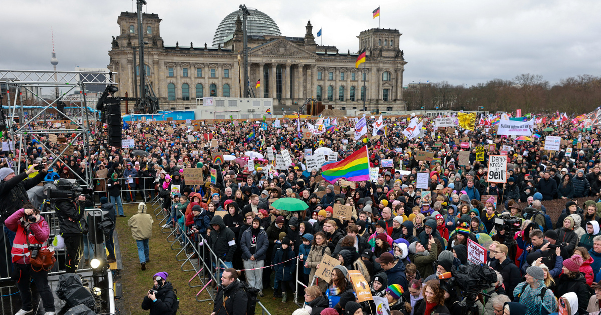 Index – Abroad – Nearly 150,000 people demonstrated in Germany against the Alternative for Germany party