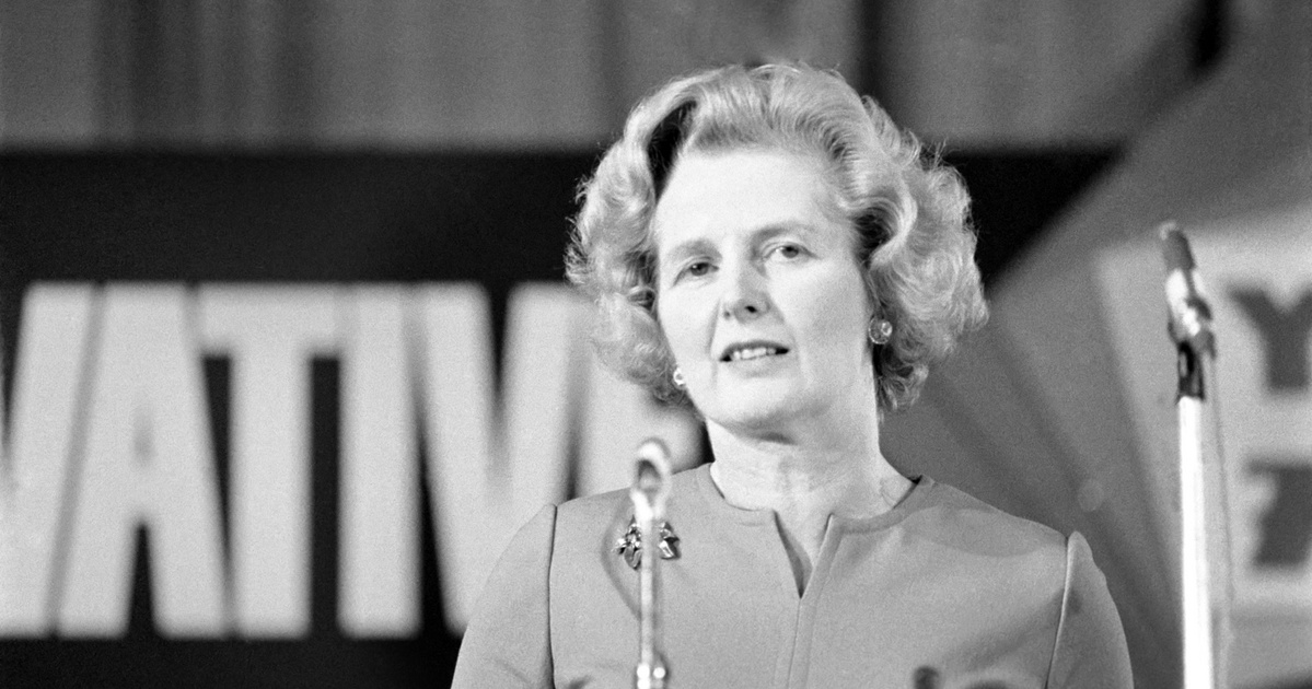 A few hours before giving birth, she found out that she would have twins – Margaret Thatcher as a mother – a baby girl