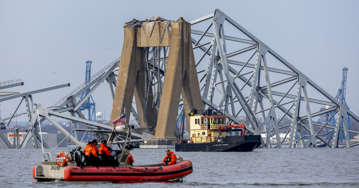 Leállították a Baltimore-i hídomlásban eltűntek utáni kutatást: hat ember meghalhatott