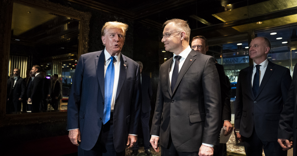 A lengyel elnök New Yorkban látogatta meg Donald Trumpot