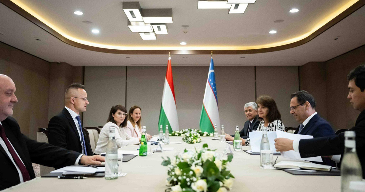 Szijjártó Péter: Az energetika területére is kiterjedhet a magyar-üzbég együttműködés