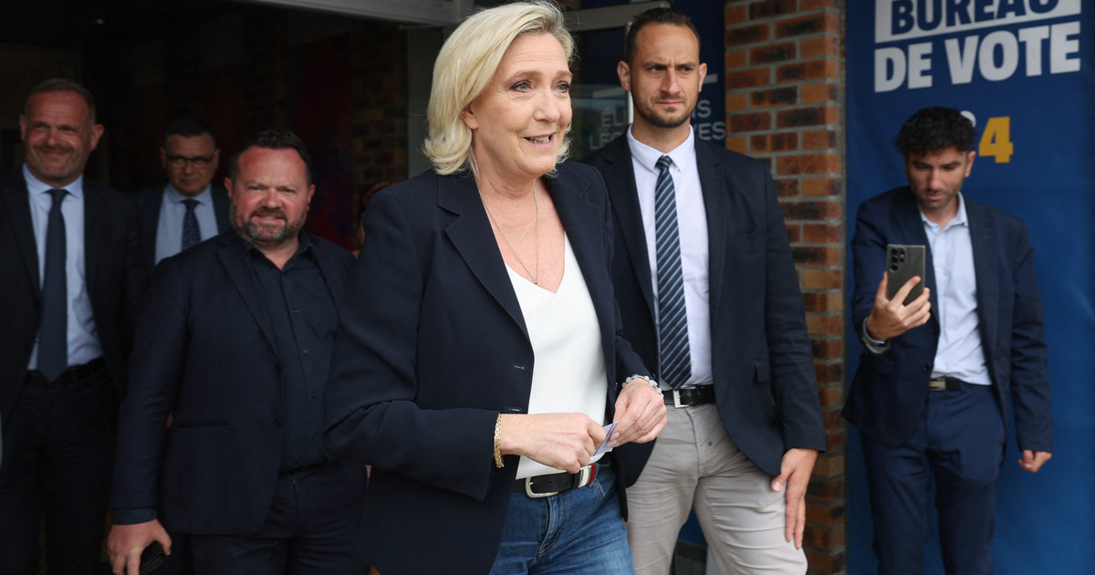 Index – Abroad – Macron in only third place, Le Pen's party looks set to win French election