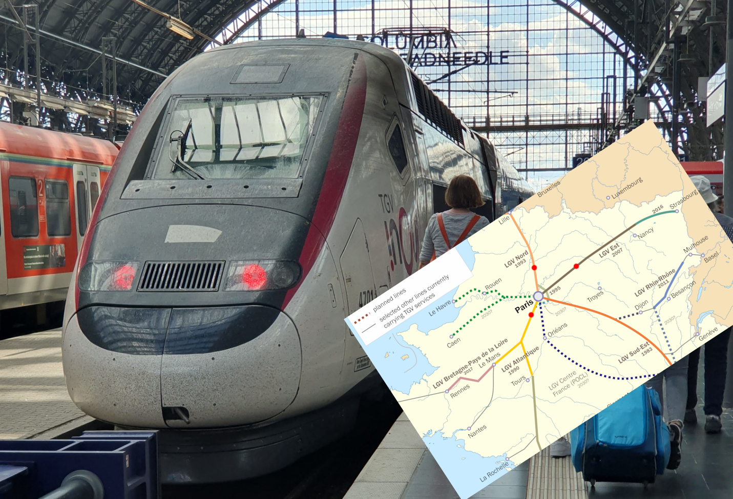 Így bénult le Francaiország pár órával az olimpiai megnyitó előtt - Megrongálták a francia TGV hálózatát
