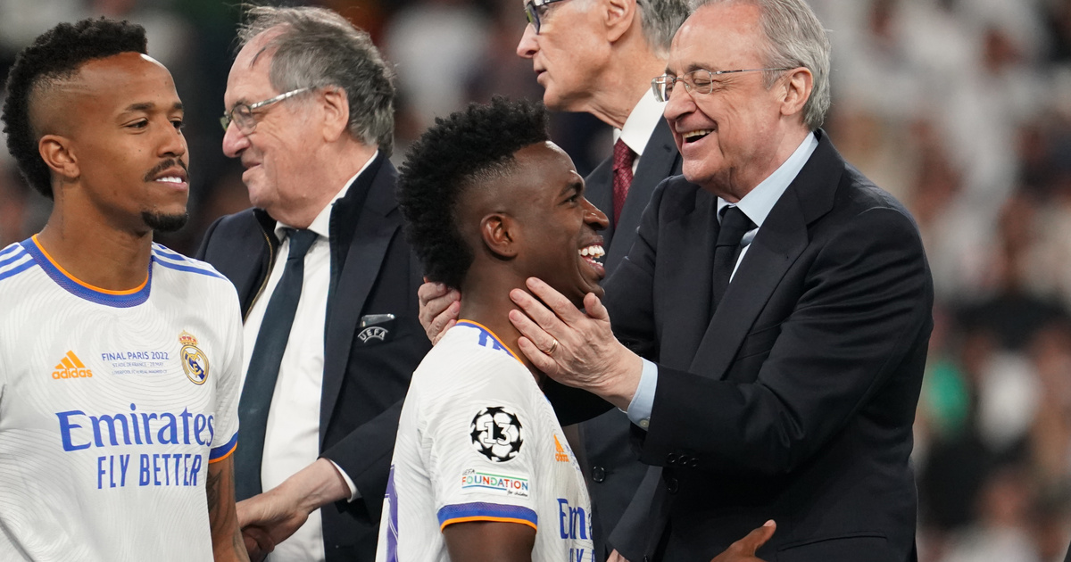 Florentino Pérez, a Real Madrid elnöke tiltotta le Vinícius Júnior párizsi útját?