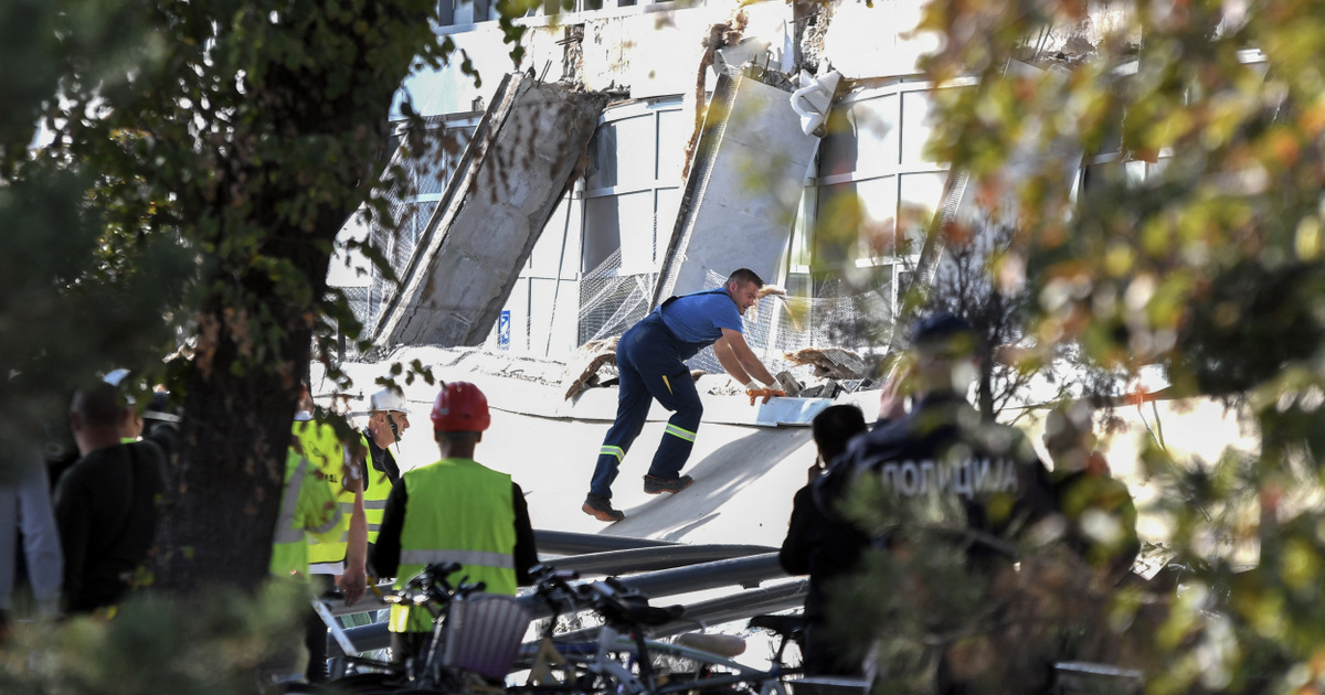 Index – Abroad – The roof structure of the railway station in Novi Sad collapsed, the death toll rose to 14