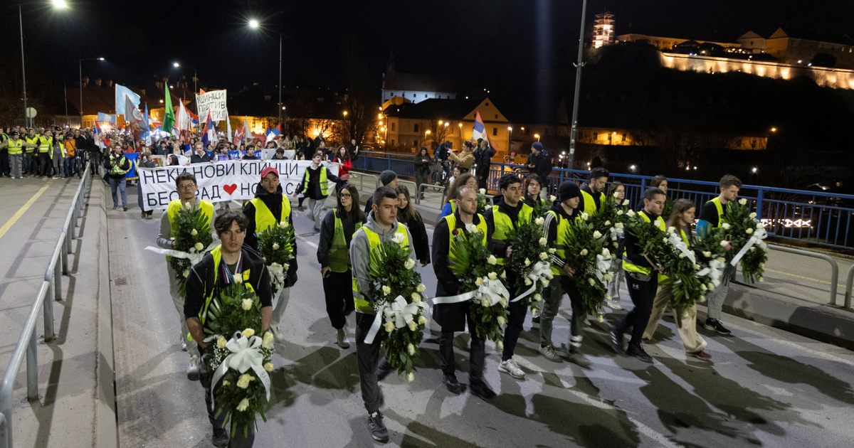 Folytatódtak a tiltakozások Szerbiában, három hidat zártak le Újvidéken a tüntetők