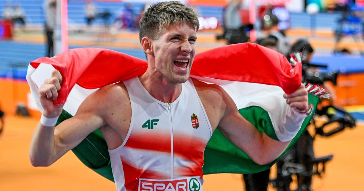 Óriási bravúr: magyar aranyérem született a fedettpályás atlétikai Európa-bajnokságon