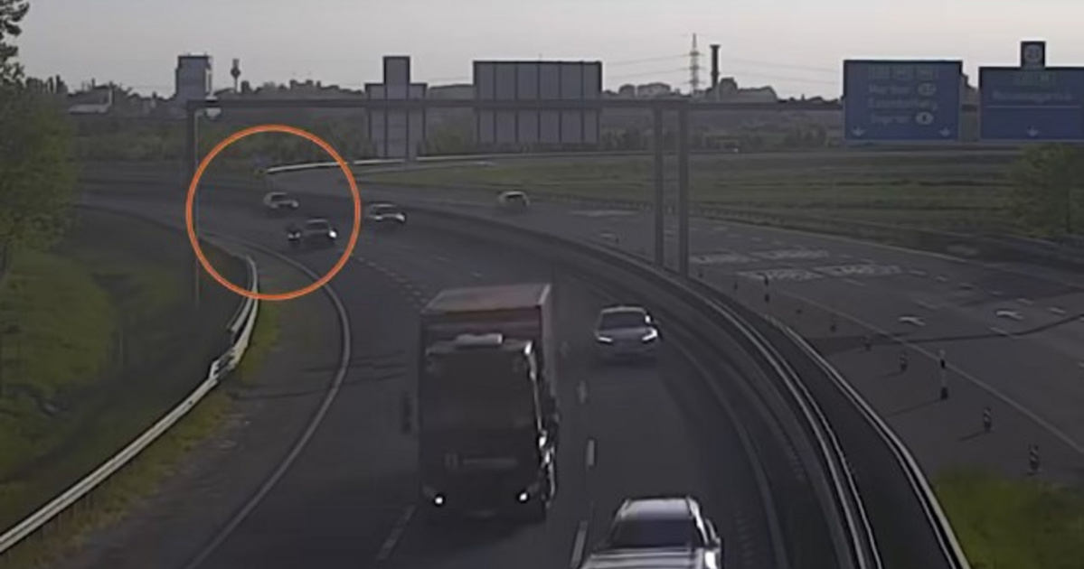 Hajszálon múlott a tragédia az M85-ös autóúton