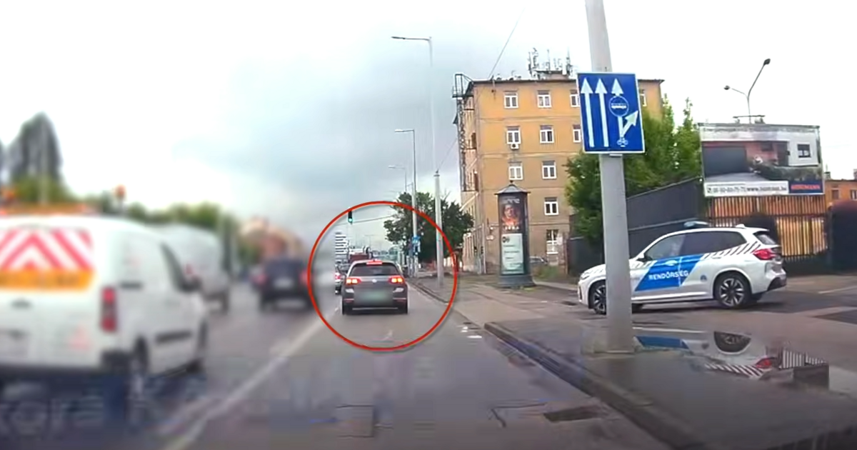 Rendőrkézre került a buszsávban trükköző autós a Soroksári úton